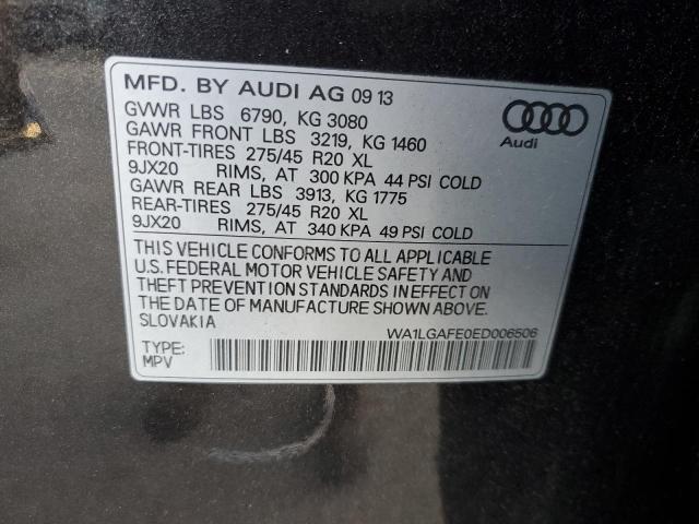 WA1LGAFE0ED006506 2014 AUDI Q7, photo no. 12