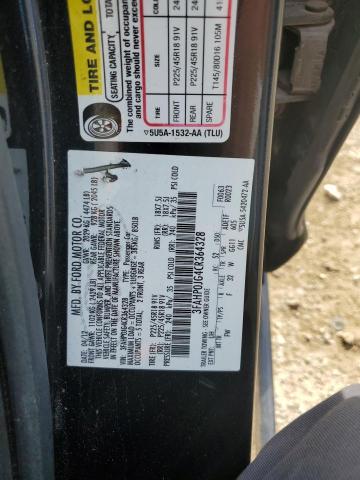 3FAHP0JG4CR364328 | 2012 Ford fusion sel