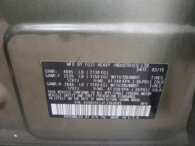 2015 SUBARU OUTBACK 2. - 4S4BSAEC4F3303605