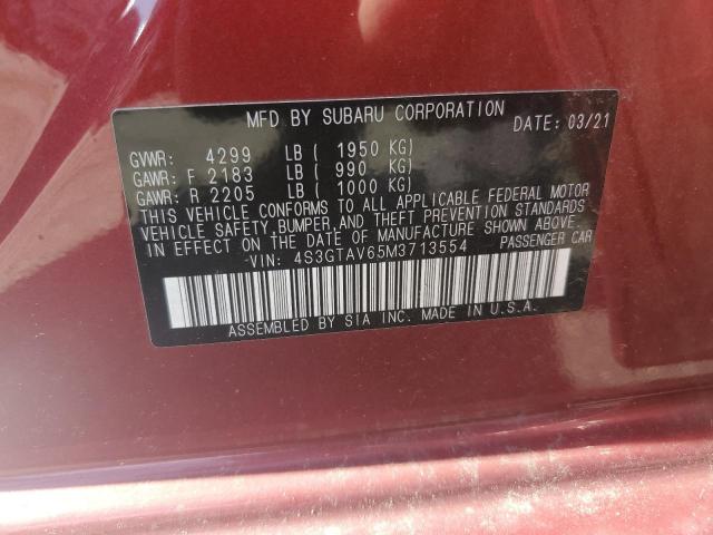 4S3GTAV65M3713554 Subaru Impreza Premium