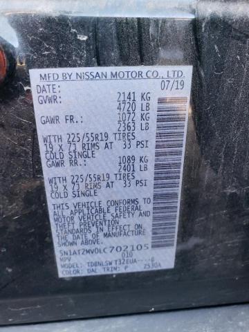 5N1AT2MV0LC702105 Nissan ROGUE S