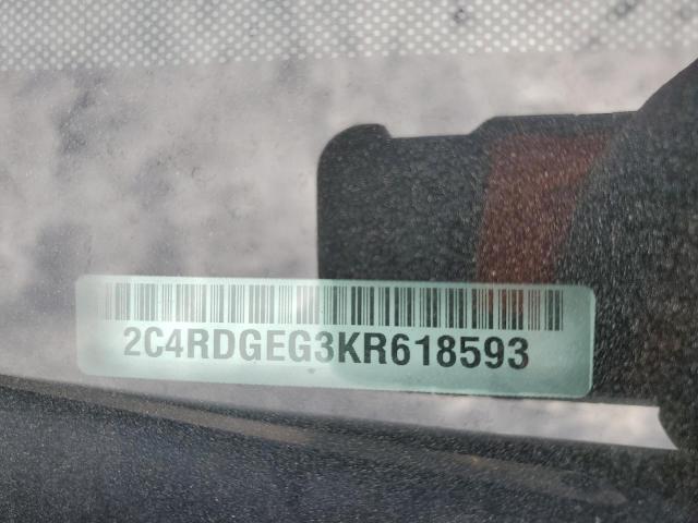 2C4RDGEG3KR618593 Dodge Caravan GRAND CARA 10