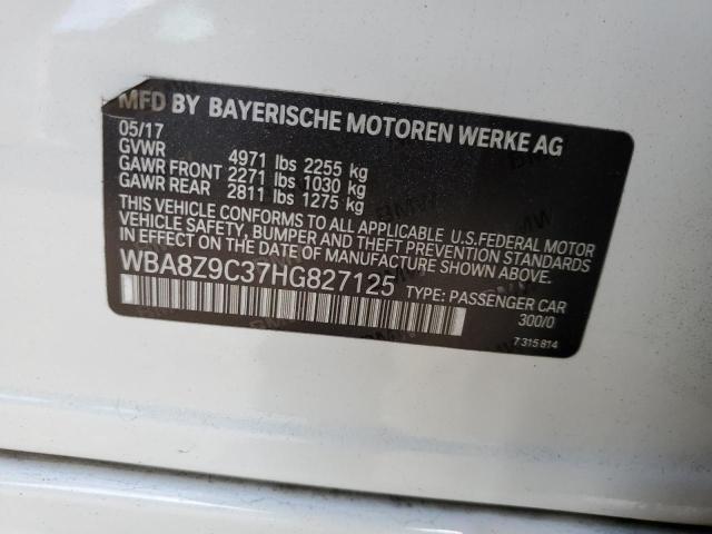 WBA8Z9C37HG827125 | 2017 BMW 330 XIGT