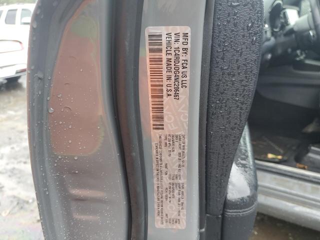 1C4RDJDG4NC206467 Dodge DURANGO GT