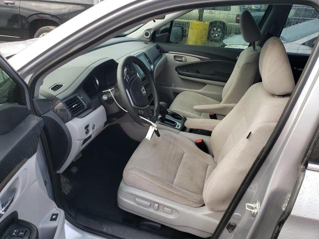  HONDA PILOT 2017 Сріблястий