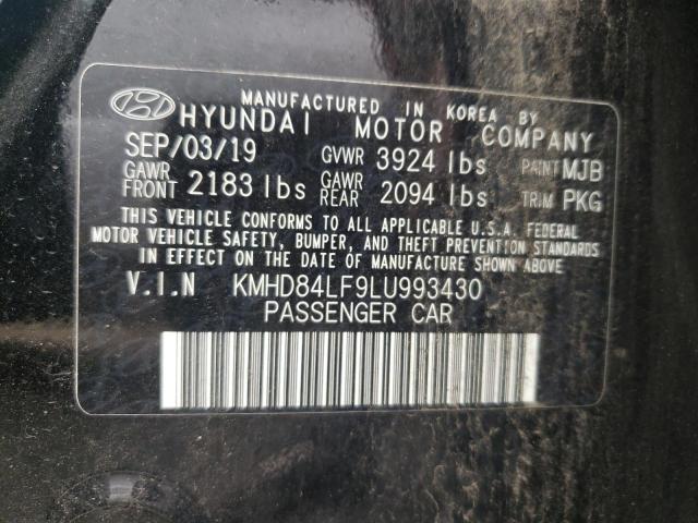 KMHD84LF9LU993430 Hyundai Elantra SE 10