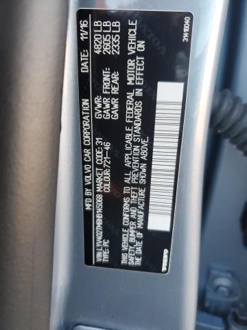 2017 VOLVO S60 PLATIN - LYV402TM8HB145068