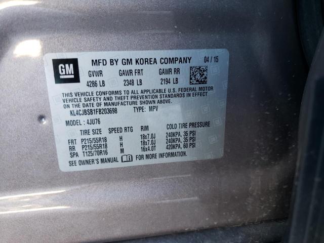 2015 BUICK ENCORE CON - KL4CJBSB1FB203698