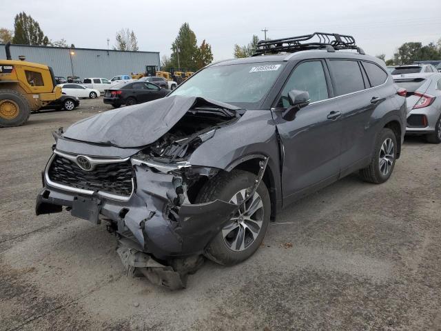 VIN 5TDGZRBH7MS529394 2021 Toyota Highlander, Xle no.1