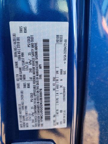 1FMCU0GD2KUB30976 Ford ESCAPE SE