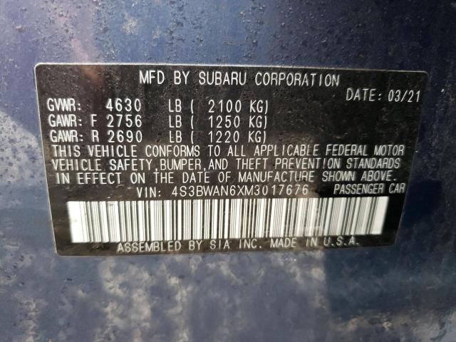 4S3BWAN6XM3017676 Subaru Legacy LIM 10