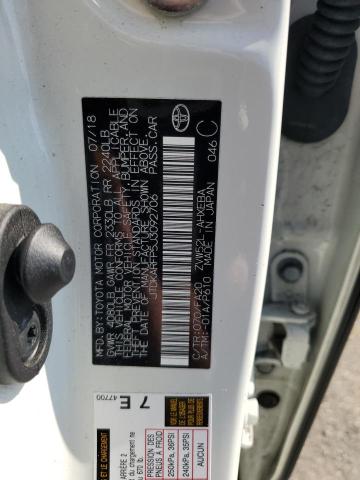 2018 TOYOTA PRUIS JTDKARFP5J3092706