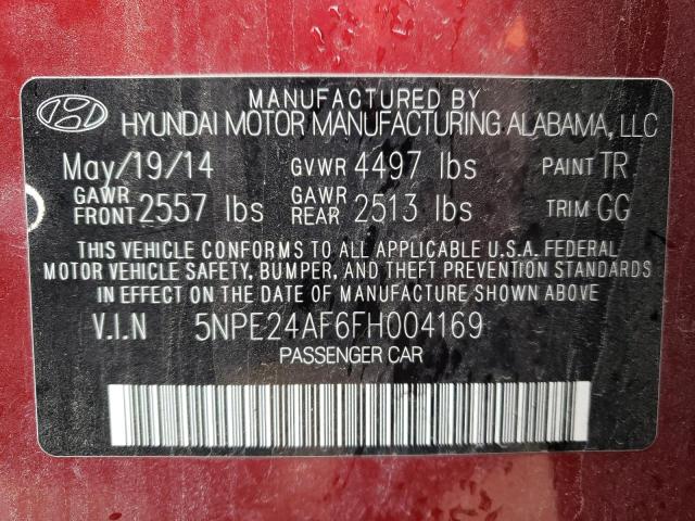 2015 HYUNDAI SONATA SE - 5NPE24AF6FH004169