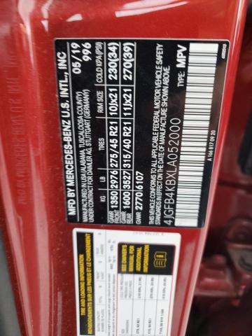 2020 MERCEDES-BENZ GLE 350 4M - 4JGFB4KBXLA052000