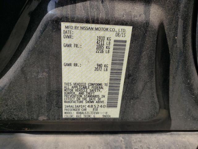 1N4AL3AP1FC485240 Nissan ALTIMA 2.5