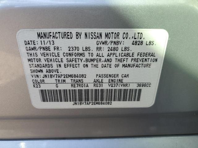 JN1BV7AP2EM684082 Infiniti Q50 BASE