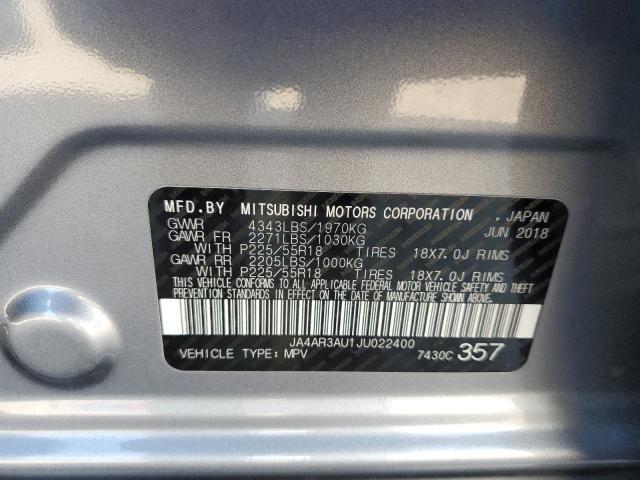 JA4AR3AU1JU022400 Mitsubishi Outlander Sport Es
