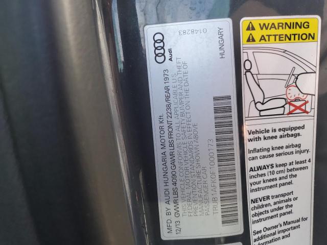 2015 AUDI TTS - TRUB1AFK0F1000173