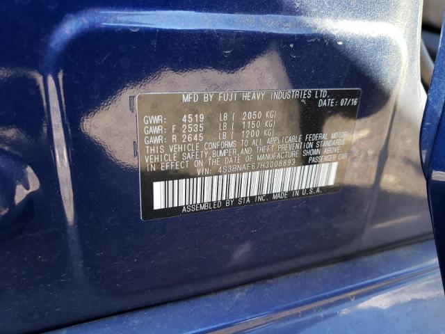 4S3BNAF67H3008893 Subaru Legacy 2.5i Premium