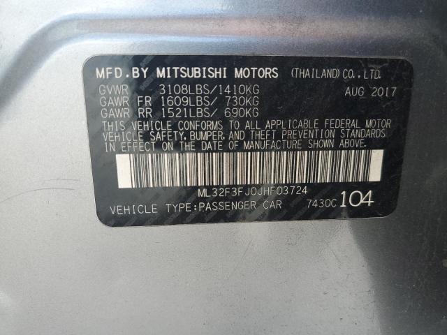 ML32F3FJ0JHF03724 Mitsubishi Mirage G4 Es