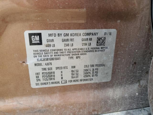 KL4CJESB1GB610441 Buick Encore
