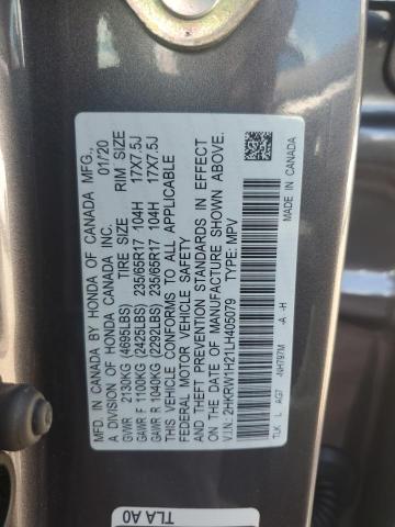 2HKRW1H21LH405079 Honda CR-V LX