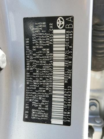 5YFBURHE6JP754108 Toyota COROLLA L