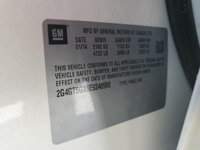 2G4GT5GX6E9248980 Buick REGAL GS