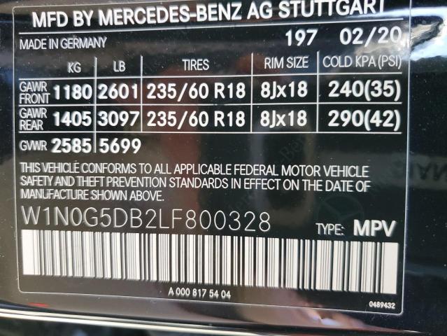 2020 MERCEDES-BENZ GLC 350E - W1N0G5DB2LF800328