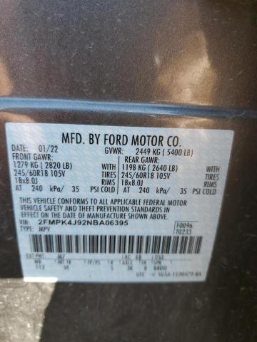 2FMPK4J92NBA06395 2022 FORD EDGE - Image 13