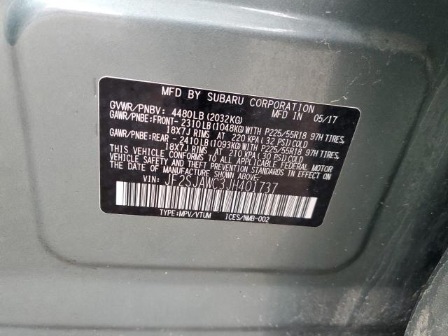 JF2SJAWC3JH401737 Subaru Forester 2.5i Touring