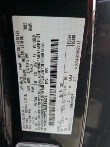 1FMCU0F71JUB55474 Ford ESCAPE S