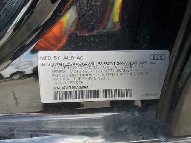 VIN WAUAFAFL5EA039806 2014 Audi A4, Premium no.12