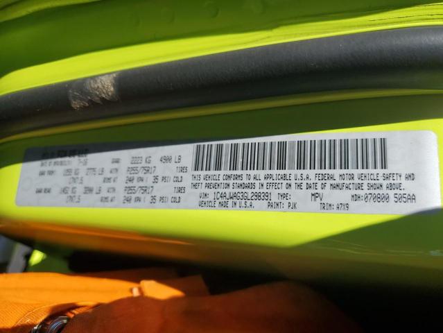 1C4AJWAG3GL298391 Jeep Wrangler Sport