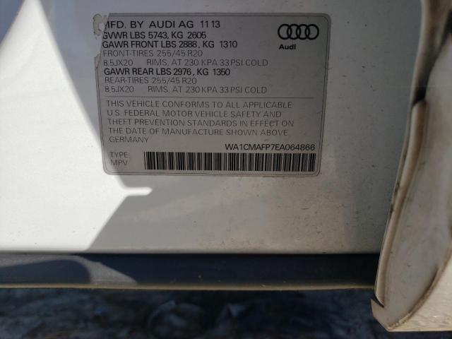 VIN WA1CMAFP7EA064866 2014 Audi Q5, Tdi Premium Plus no.13