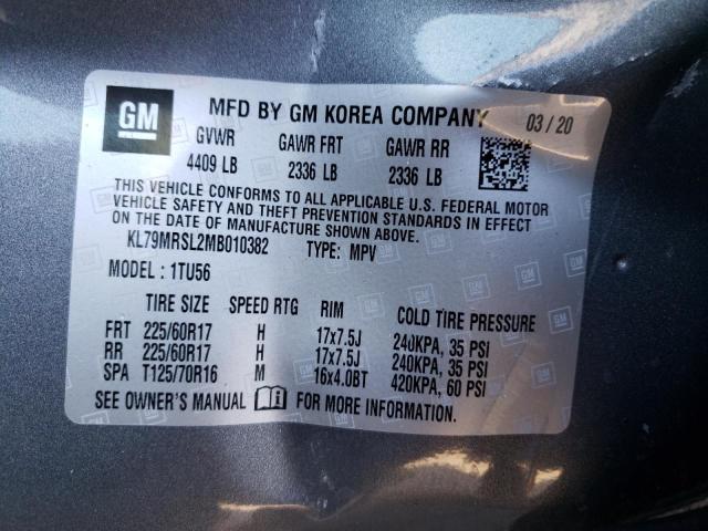 KL79MRSL2MB010382 Chevrolet Trailblzr TRAILBLAZE 10