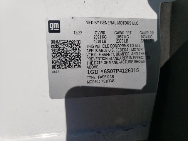 1G1FY6S07P4126015 Chevrolet Bolt EUV L 10