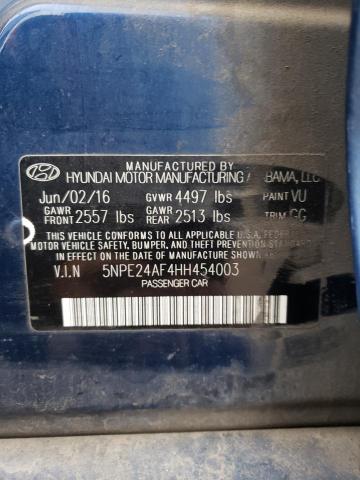 2017 HYUNDAI SONATA SE - 5NPE24AF4HH454003