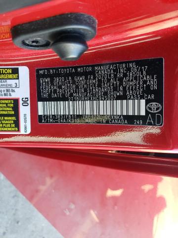 2017 TOYOTA COROLLA L - 2T1BURHEXHC945007