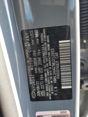 2021 HYUNDAI ELANTRA SE - KMHLS4AG7MU212933