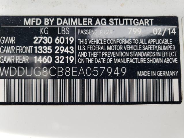 VIN WDDUG8CB8EA057949 2014 Mercedes-Benz S-Class, 550 no.12