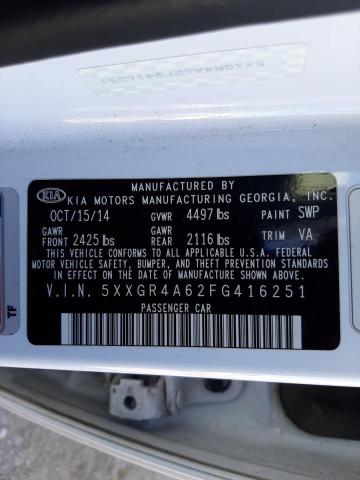 5XXGR4A62FG416251 KIA OPTIMA SX