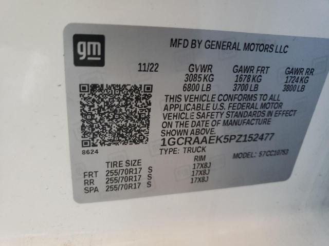 1GCRAAEK5PZ152477 Chevrolet Silverado C1500