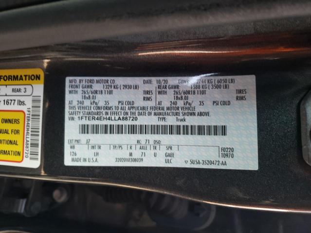 1FTER4EH4LLA88720 Ford RANGER XL