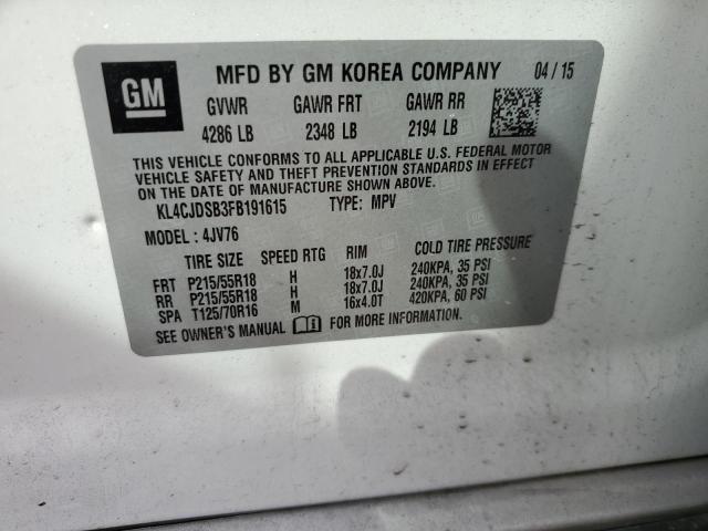 2015 BUICK ENCORE PRE - KL4CJDSB3FB191615