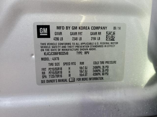 KL4CJCSB6FB032548 Buick Encore