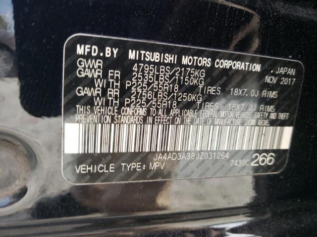 JA4AD3A38JZ031264 | 2018 MITSUBISHI OUTLANDER