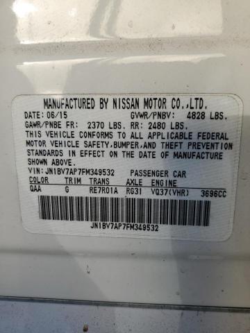 JN1BV7AP7FM349532 Infiniti Q50 BASE