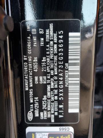 5XXGN4A73EG336945 KIA OPTIMA EX