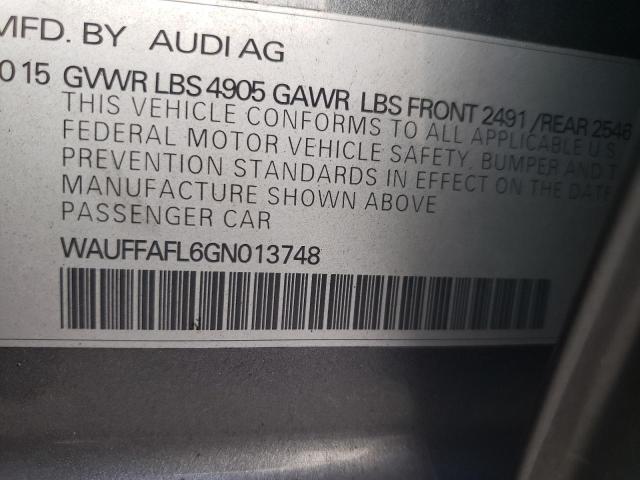 VIN WAUFFAFL6GN013748 2016 Audi A4, Premium Plus S-... no.12